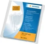 HERMA 1332 A6 asmens kortelės dėklas, 110 x 155 mm, PP, 0,14 mm, skaidrus