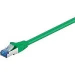 Wentronic Goobay CAT 6a Patch kabelis, S/FTP (PiMF), žalias, 7,5 m - LSZH halogenų neturintis, varinis (93849)