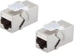 Keystone RJ45 lizdas ShiverPeaks CAT6A STP, 2 vnt.