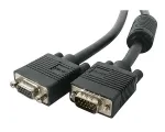 StarTech.com 15 m auk&scaron;tos rai&scaron;kos VGA prailginimo laidas su koaksialine gysla - HD15 M/F