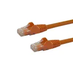 StarTech.com 10m CAT6 Ethernet kabelis - Oranžinis CAT 6 Gigabit Ethernet laidas - 250MHz 100W PoE RJ45 UTP tinklo/pataisos laidas su apsauga nuo užkabinimo ir įtempimo mažinimu, individualiai i&scaron;bandytas
