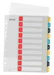Leitz Cosy 1-10 spausdinami skirtukai, PP, skaitiniai, portretas, A4 Maxi, 245 mm, 305 mm
