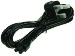 2-Power PWR0004A maitinimo kabelis, juodas, C5 jungtis