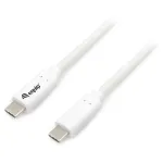 EQUIP USB 3.2 Gen 1 Type-C į Type-C laidas 0,5 m PD 60 W 5 Gbps baltas