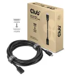 CLUB3D High Speed HDMI&trade; prailginimo kabelis 4K60Hz M/F 5m/16.4ft 26 AWG
