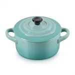 Le Creuset Stoneware Set of 4 Petite Casseroles 10x5cm Ocean