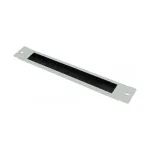 GoodConnections Brush Strip 380 mm x 57 mm, &scaron;viesiai pilka (RAL7035), skirta Good Connections&reg; 19 sieniniam korpusui FLAT-Pack (GC-RFxxxG)