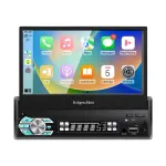 Kruger & Matz KM2018 automagnetola su 7 inch i&scaron;traukiamu jutikliniu ekranu, Apple CarPlay ir Android Auto
