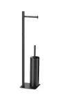 Gedy Trilly Freestanding Toilet Brush Holder Matte Black TR3214 MB
