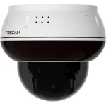 Foscam D8ET-W 8MP 4K UHD PoE PTZ IP kupolinė kamera su AI aptikimu, balta