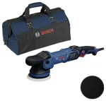 BOSCH GPX9-125S Rotary Polisher Kit su putplasčiu disku ir poliravimo gaubtu, 18V belaidis (be akumuliatoriaus)