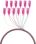 EFB Electronics Fibre Pigtail SC 50/125 OM4 12-Colour Set 2m