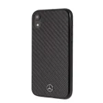 Mercedes-Benz Apple iPhone XR Hard Case Real Carbon Fiber Black
