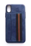 Evelatus Apple iPhone X Cubit Plastic Blue Back Cover