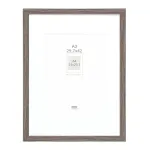 Deknudt S66KH3 P1 medinis pilkas rėmelis DIN A3 29,7x42 cm su baltu paspartu
