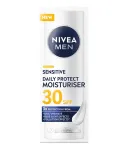 NIVEA Men Sensitive Daily Protect Drėkinamasis veido kremas su SPF30 50ml