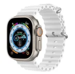 Dux Ducis Silikoninis dirželis, skirtas Apple Watch 42/44/45/46/49 mm, baltas