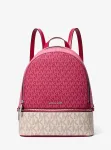 Michael Kors Rhea kuprinė Dark Berry Saffiano oda Moteri&scaron;ka 27x26x14 cm