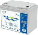 Volt Polska PRO SMART LiFePO4 akumuliatorius 12.8V 100 Ah (150A) BMS BLUETOOTH + &Scaron;ILDYMO PLOK&Scaron;TĖ