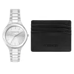 Trussardi moteri&scaron;kas laikrodis R2453157507 32mm sidabrinis nerūdijančio plieno Milano apyrankė kvarcinis