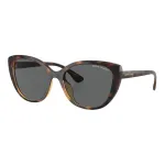 ARMANI EXCHANGE moteri&scaron;ki akiniai nuo saulės AX4111SU82138 &ndash; permatomas pilkas rėmelis, pilki gradientiniai lę&scaron;iai, 54/18/140 mm