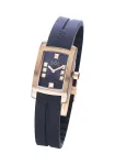 SOL WATCH WOMAN 10011/1 (23 mm) kvarcinis analoginis laikrodis - nerūdijančio plieno korpusas, baltas ciferblatas, juodas odinis dirželis