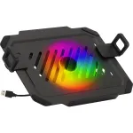 MOZOS LP-RGB ne&scaron;iojamojo kompiuterio platforma, VESA 75x75/100x100, juoda, RGB ap&scaron;vietimas