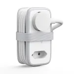 ORICO APP 15.5W 5-in-1 Power Strip su 2x AC, 2x USB-A, 1x USB-C - balta