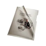 Esselte Leitz Document Sleeve DIN A4 Hard PVC 0.15 mm Grey 205000GR 100 vnt.