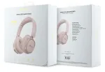 Guess &bdquo;Bluetooth Over-Ear&ldquo; ausinės &bdquo;ENCRectangle Metal Script&ldquo; rožinės