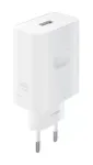 Realme 45W SuperVOOC USB-A sieninis įkroviklis, baltas