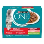 &Scaron;lapias kačių ėdalas Purina Nestl&eacute; Sterilcat Mix Flavours multipack 12x85 g, suaugusioms, 78% drėgmė, 13% baltymai