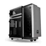 Thermaltake Level 20 Tempered Glass Edition pilno bok&scaron;to korpusas, pilka/juoda, ARGB ventiliatoriai