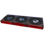 Lian Li UNI FAN TL LCD FLEX Wireless 120 mm ARGB LCD ventiliatorius - juodas, 3 vnt. komplektas su valdikliu