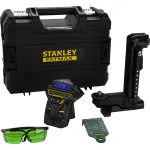 Stanley FatMax X3G 360&deg; žalio spindulio 3 plok&scaron;tumų lazerinis nivelyras su TSTAK dėklu, 35m nuotolis, 10.8V Li-Ion