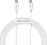 Baseus Superior Series USB-C į USB-C laidas 100W 2m baltas