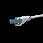 DSIT CAT 6a S/FTP LSOH tinklo kabelis, 0,25 m, baltas