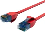 ShiverPeaks BASIC-S Slim Cat6 U/UTP Patch Laidas, 3,0 m, raudonas