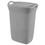 CURVER Knit 57L skalbinių dėžė, &scaron;viesiai pilka