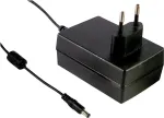 MEAN WELL GSM36E24-P1J 36W medicininis stalinis maitinimo adapteris, 24V DC, 1,5A, 2,1x5,5mm ki&scaron;tukas