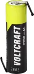 VOLTCRAFT AA įkraunama baterija NiMH 1,2 V 2300 mAh su Z litavimo kontaktukais, didelės srovės, paruo&scaron;ta naudoti, 1 vnt. VC-17666050