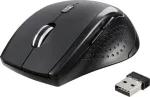 Renkforce RF-WM-210 ergonomi&scaron;ka belaidė optinė pelė, juoda, 1600 DPI, 6 mygtukai, RF-5827190