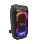 JBL PartyBox 330 ne&scaron;iojama vakarėlių kolonėlė su 240W RMS, 18 val. baterija, IPX4 atsparumas vandens purslams, Bluetooth 5.1, dinaminis &scaron;viesų &scaron;ou, ratukai ir teleskopinė rankena, juoda