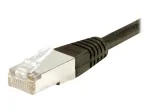 EXERTIS CONNECT Cat5e F/UTP komutacinis kabelis, RJ45, 1,5 m, juodas 847016