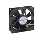 Exertis Connect Evercool 80 mm korpuso ventiliatorius - slydimo guolio, 2000 RPM, 26.5 CFM, juodas 910184