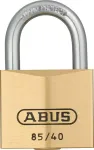 ABUS 85/40 kieto žalvario pakabinama spyna su grūdinto plieno lankeliu, 40 mm, rakinama, 2 raktai 806308