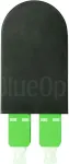 BLUELAN BlueOptics &Scaron;viesolaidinis Loopback Adapteris OM5 50/125&micro;m Multimode SC/UPC Duplex Lime Green Keraminis Ferrule -40&deg;C iki +85&deg;C (BOLBSCOM5)
