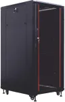 IT-BUDGET 19 colių serverinė spinta SRK - 27U - 800x800 mm - stiklo/plieno durelės - kabelių kanalai - surinkta - juoda (99ITB19SRK2788GSNM)