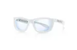 SHADEZ Blue Light White Teeny vaiki&scaron;ki akiniai nuo mėlynos &scaron;viesos, skirti naudoti su skaitmeniniais įrenginiais, 3-7 metų