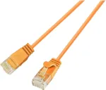 Wirewin Cat.6 SLIM-Light tinklo kabelis, U/UTP, 0,15 m, oranžinė (PKW-LIGHT-K6 0.15 OR)